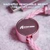 ATTACK SHARK C07 8Khz Coiled CNC Aluminum Alloy Magnetic Single Crystal Antenna Pink Cable, RGB, Processing, Nameplate, USB-C Type-C, 8-Core Copper,