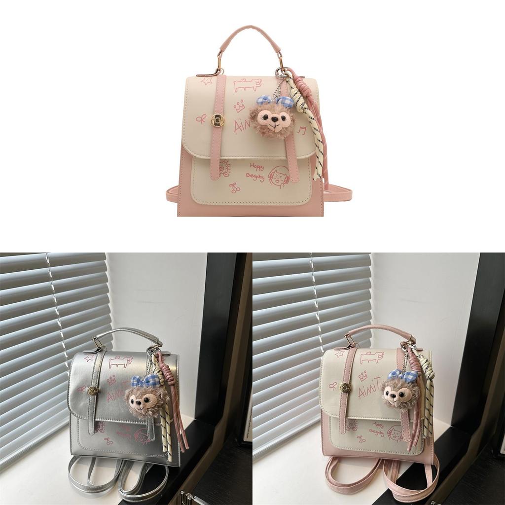 Fashion Color Block Pu Handbag For Women With Durable Material For Daily Use