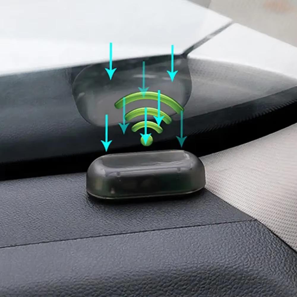 Mini LED Solare Auto Warnleuchte Nachtsicherheits-Simulationsalarm Kabellose Diebstahlschutz Warnleuchte Blinkende Falschalarmlampe