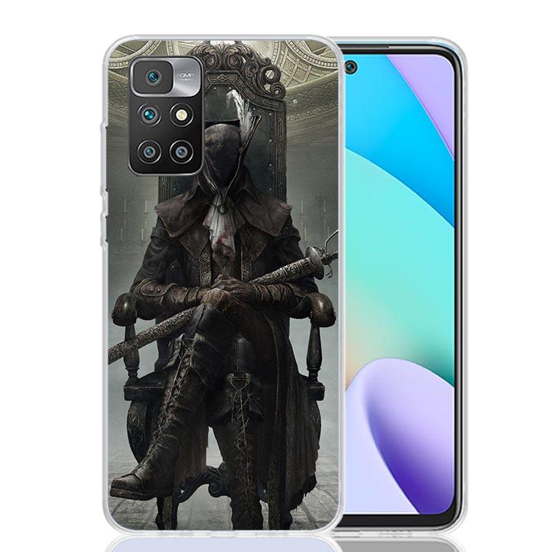 Bloodborne Game Case Phone Cover for Xiaomi Redmi 13 13C 14C 12 12C 10 10C 10A 9 9C 9A 9T 8 8A 7 7A 6 Pro 6A K70 K80 K60 K40
