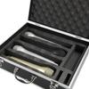 Carrying Case With Diced Foam Aluminum Build for Microphone Equiment Camera Tools Recorder Transportation Case