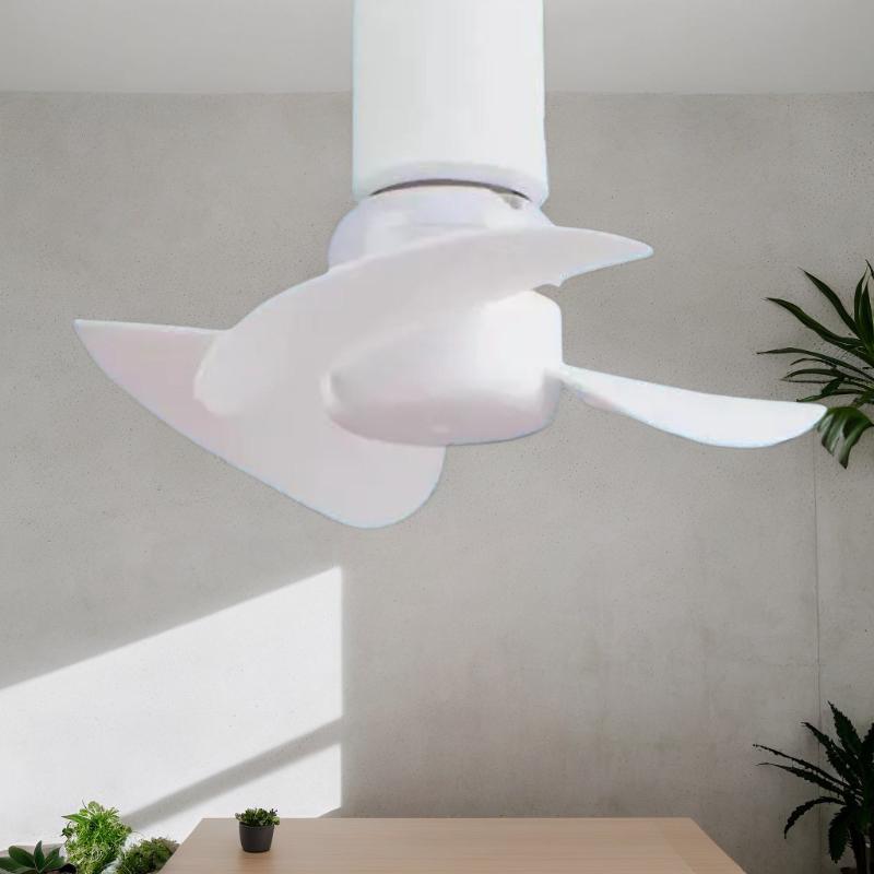 5.1 Inch 5W E27 Socket Mini Ceiling Fan Indoor Bedroom Silent Cooling Air Circulation Fan
