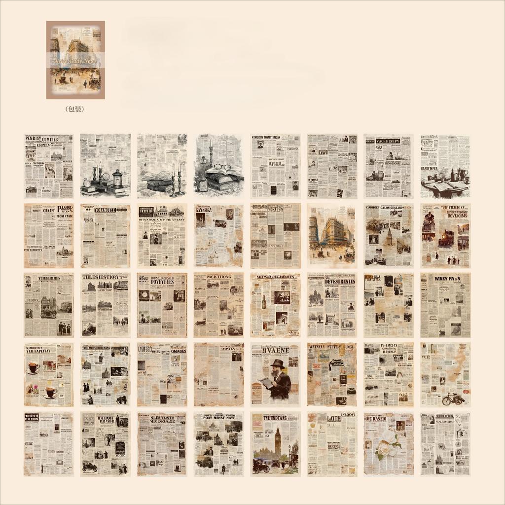 Vintage Antique Painting Collection Material Paper Scrapbook Materials DIY Photo Album Collage Journal