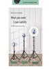 Dual Mobile Phone Tripod with Multi-Angle Stand and Fill Light for Outdoor Live Streaming and Photography