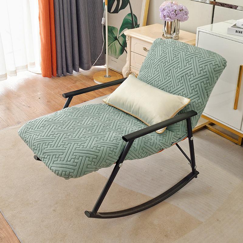 Universal Rocking Chair Dust Cover Solid Color Stretch Recliner Protective Case All-Inclusive Seat Cover(No Chairs, No Cushions)