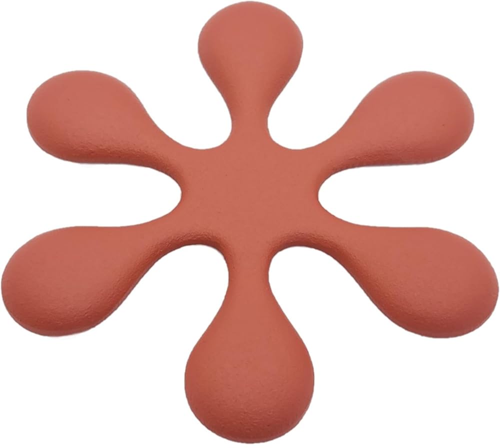 Iwachu Matte Reddish Nambu 17193 Trivet, Small, Brown, Diameter 15cm, Ironware,