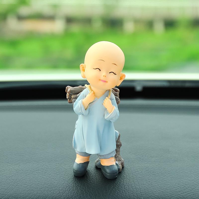 Creative Chinese Monk Ornaments for Home Decor - Living Room, TV Cabinet, Entrance, Tea Table, Study & Office Decorations