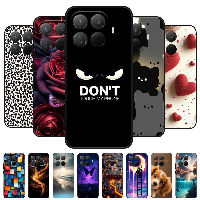For Xiaomi 15T Pro / 15T Case Fashion Painted Soft Matte Silicone Back Cover For Xiaomi 15 T 15T Pro 5G Full Phone Shell Coque