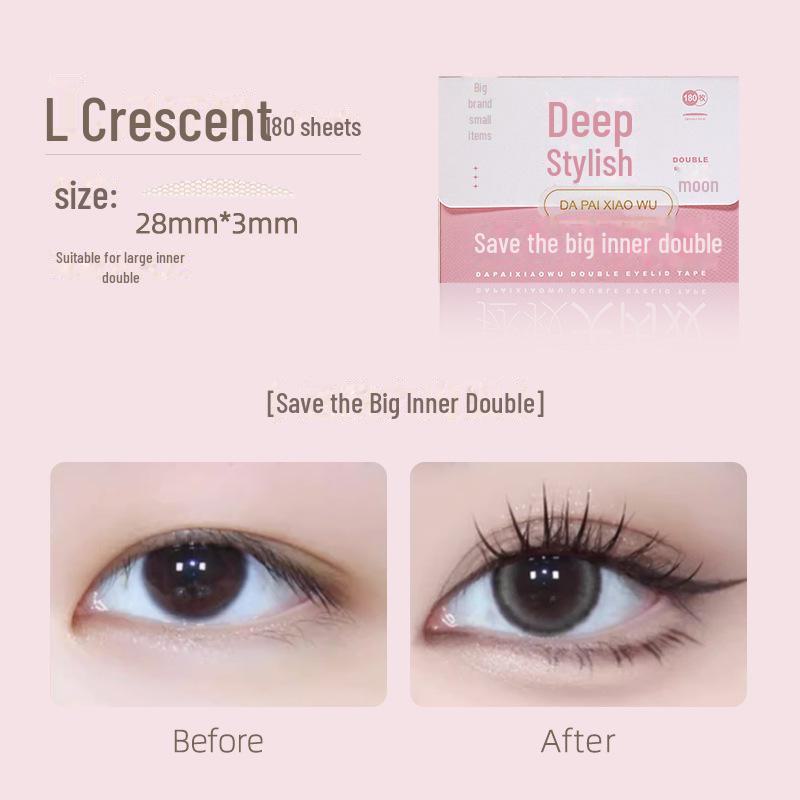 

Невидимые наклейки на двойное веко: Самоклеящаяся накладка с естественным эффектом для одиночных или опухших век Includes Y Fork Tool