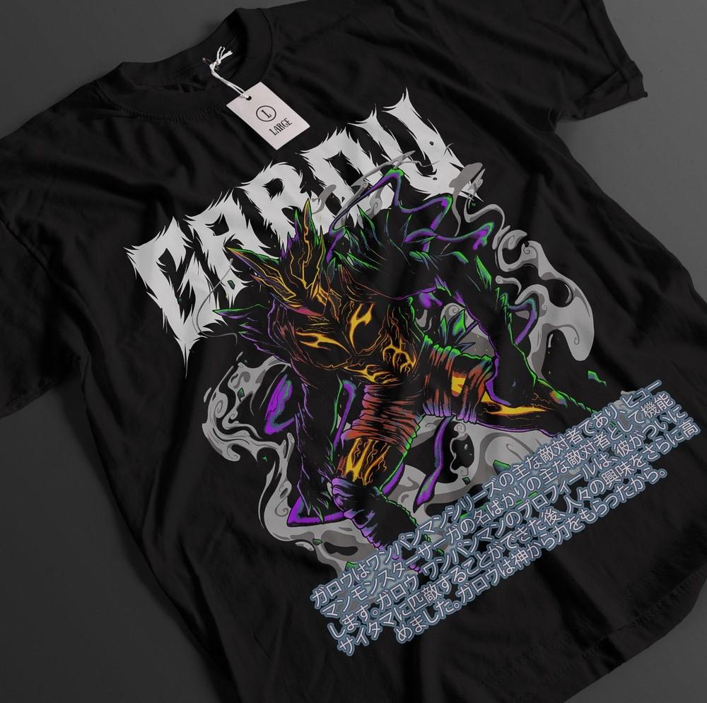 

One Punch Man Shirt Garou Tshirt Saitama T-Shirt Tatsumaki Top Genos Anime Tee XL