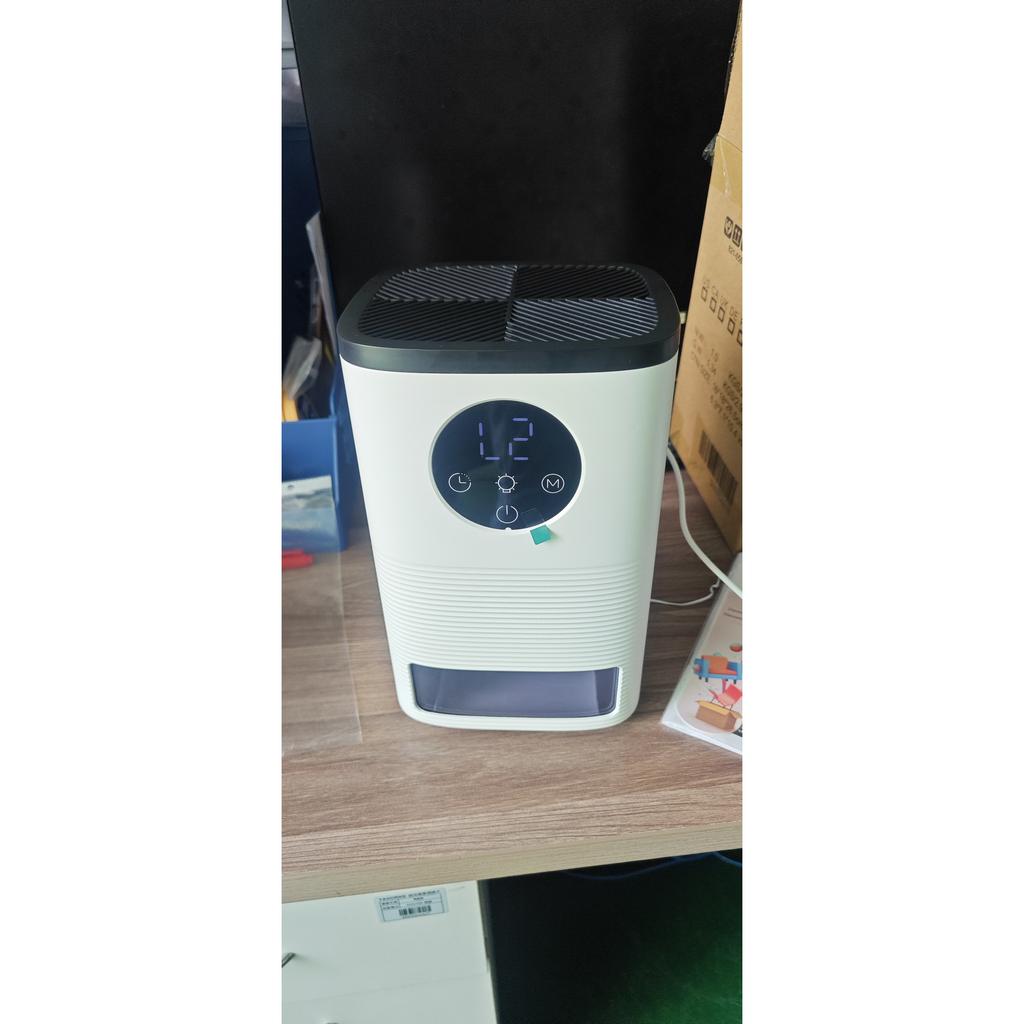 300mL/Day Small Dehumidifier, RGB Mood Lights, Continuous Drainage, 24H Timer, LED Display, Dehumidifier for Home Damp