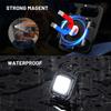 1pc COB Keychain Work Light Flashlight With 4 Lighting Modes Keychain Light Emergency Light Mini Flashlight With Magnetic Base