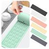 Popular Non-Slip Silicone Kitchen Mat: Narrow-Edge Drain Mat, Countertop Protector, Chopping Board, Bar Mat, and Pot Lid Rest