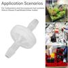 10 Pieces 1/8 Inch (3mm) Plastic Hose Reed Check Valve, Vacuum Aquarium Pump Air Check Valve, One-way Hose Reed Check Valve