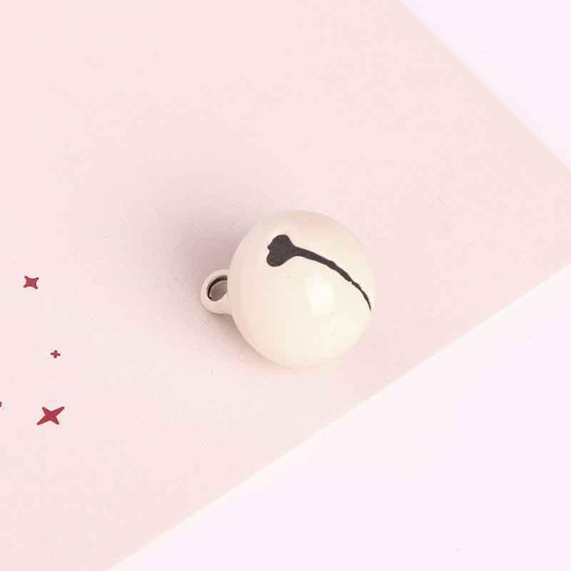 Colorful 14mm Metal Bell Keychains and Christmas Tree Decorations