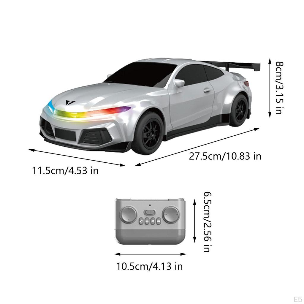 1:16 Remote Control Car Fast RC LED Lights Sound,with Charging Post,Sports,High Speed Sport
