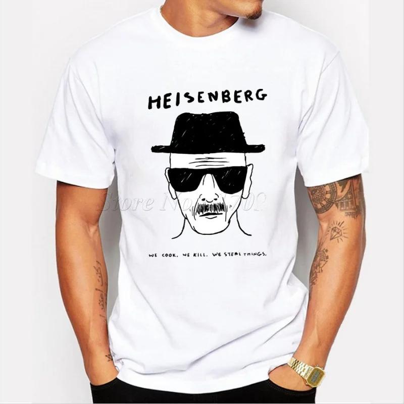 2025 Men's Fashion Breaking Bad T Shirt Heisenberg 3D Printed shirt Walt White Short Sleeve Tee Hipster Hot Sale Tops