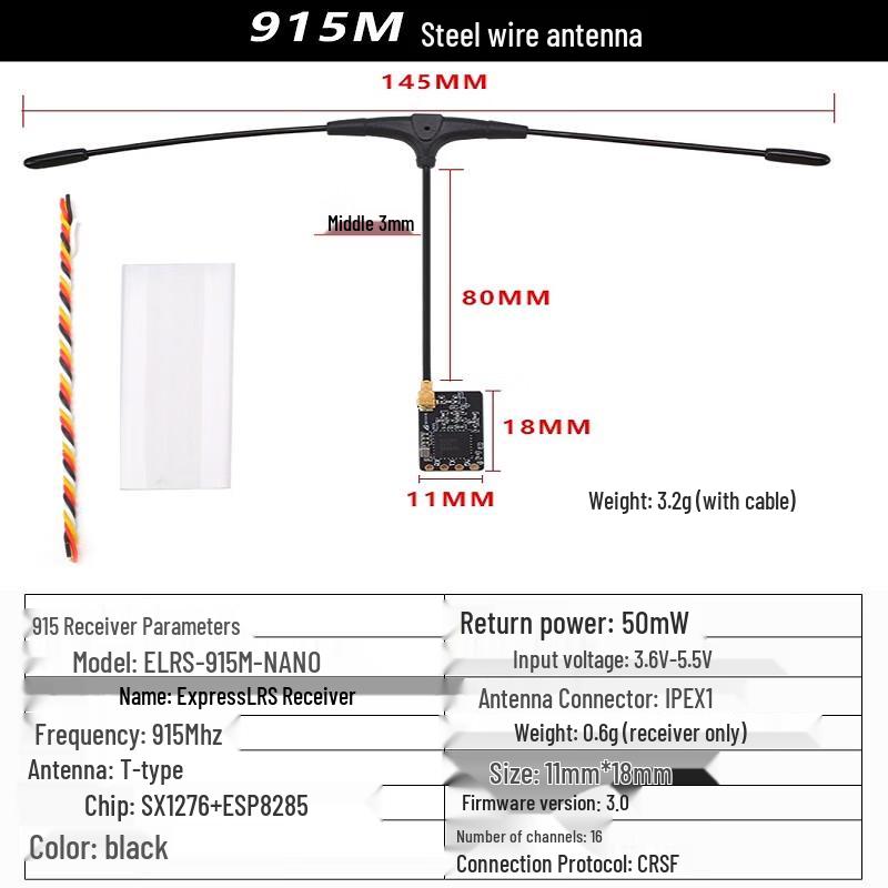 BAYCK ELRS Receiver for FPV Drones & Fixed-Wing Models