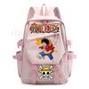 Anime ONE PIECE Backpack Monkey D Luffy College Backpack Girl Travel Book Backpack Nylon Leisure Women Laptop Men School Bags