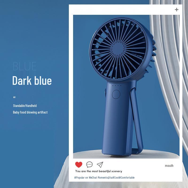 

Royal Huiren USB Rechargeable Handheld Desktop Fan - Silent, Portable & Powerful Air Cooling 2000mAh