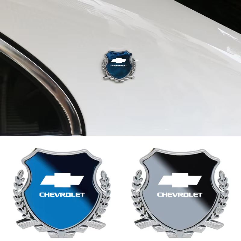 AABHB1 Metal Car Trunk Window Side Emblem Badge Decal Sticker For Chevrolet Spark Captiva Cruze Tracker Orlando Trax Epica Nubira