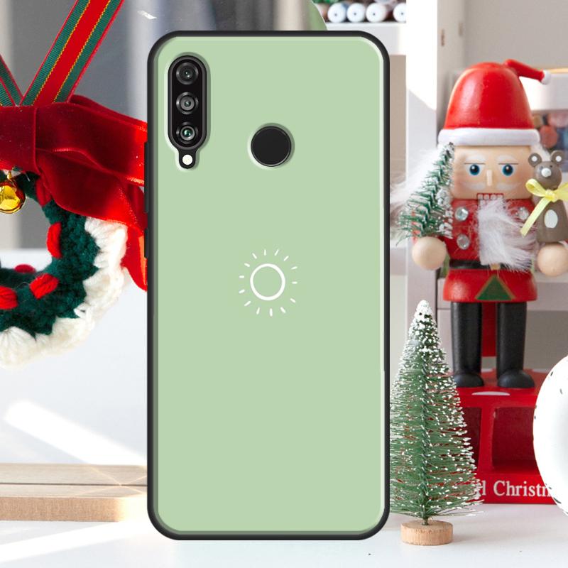 green aesthetic Case For Huawei P30 Pro P50 P40 P20 Lite Nova 9 5T Cover For Honor X8 X7 X9 50 Lite 70