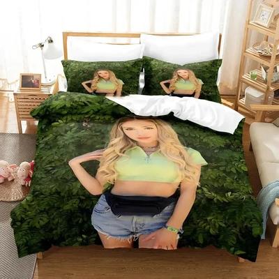 Nuovo Set Biancheria da Letto Stampa 3D Mia Maples per Camera da Letto Morbido Moderno Copriletti Comodo Copripiumino per Bambini Coperta Trapuntata e Federa