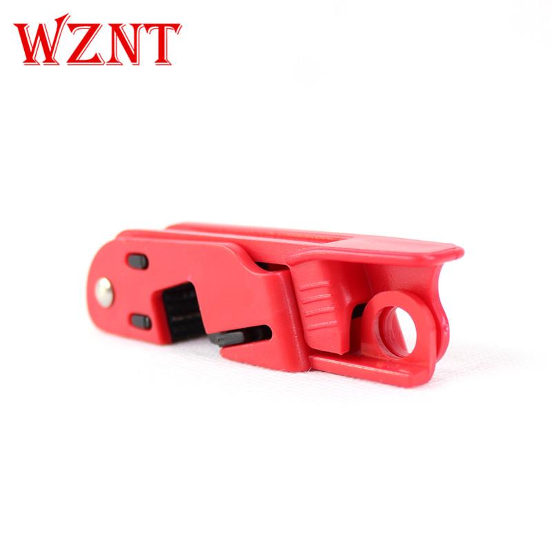 NT-L32 Master Lock Standard Red Plastic Grip Tight Circuit Breaker Lockout Tagout Kits CE Certified Key Unlock MCB MCCB LOTO