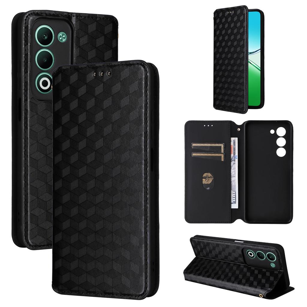 Flip Cover for OPPO A5 PU Leather Full-Body Protection With [RFID Blocking] Shockproof Durable Retro Phone Case