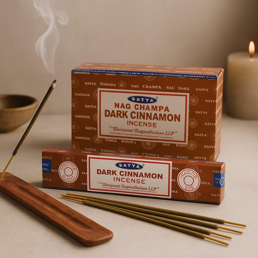 Shamtam Dark Cinnamon Incense Sticks 15G Satya