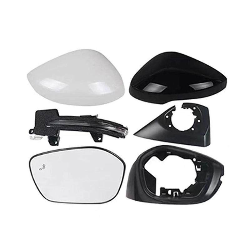 Fits 22-23 Eleventh-Gen Honda Civic & Integra: Mirror Shell, Frame, & Lens.