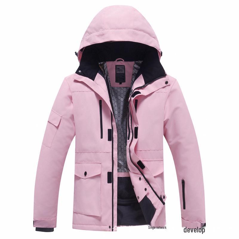 Couple Style Waterproof Windproof Ski Jacket - Warm, Breathable & Wear-Resistant for Men & Women