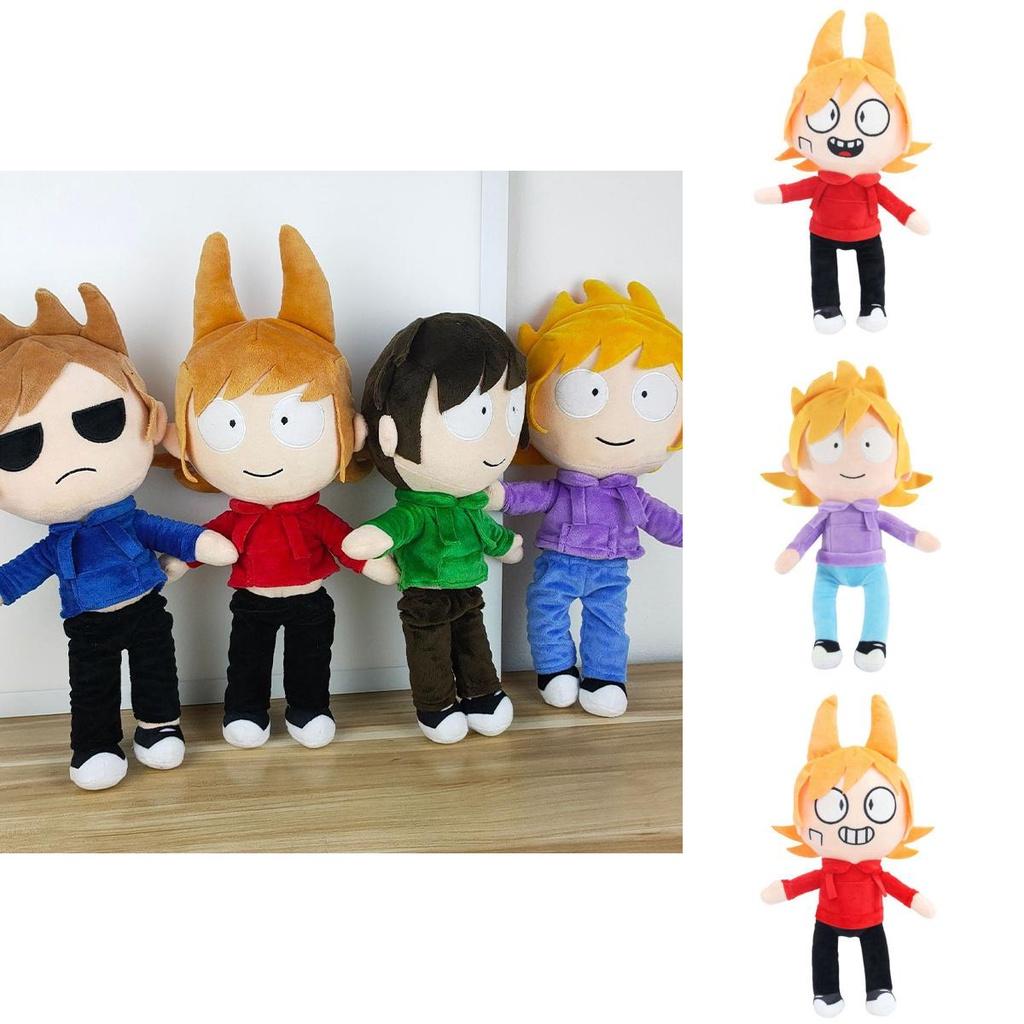 Peluche Anime Tom Eddsworld Tord Super Morbido e Adorabile Esclusiva Youtube Bambola Cartone Animato