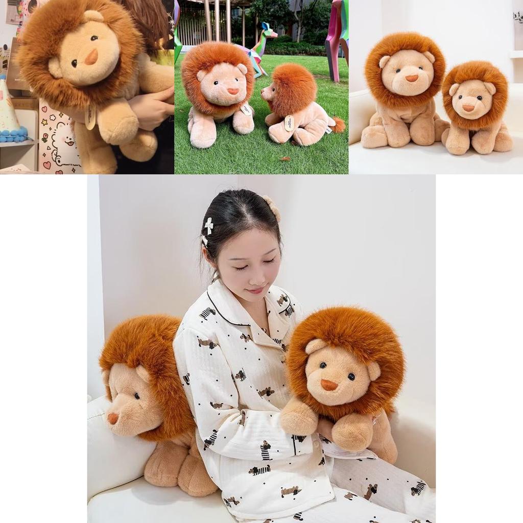 Plush Lion Stuffed Animal Toy For Home Decor And Giftgiving