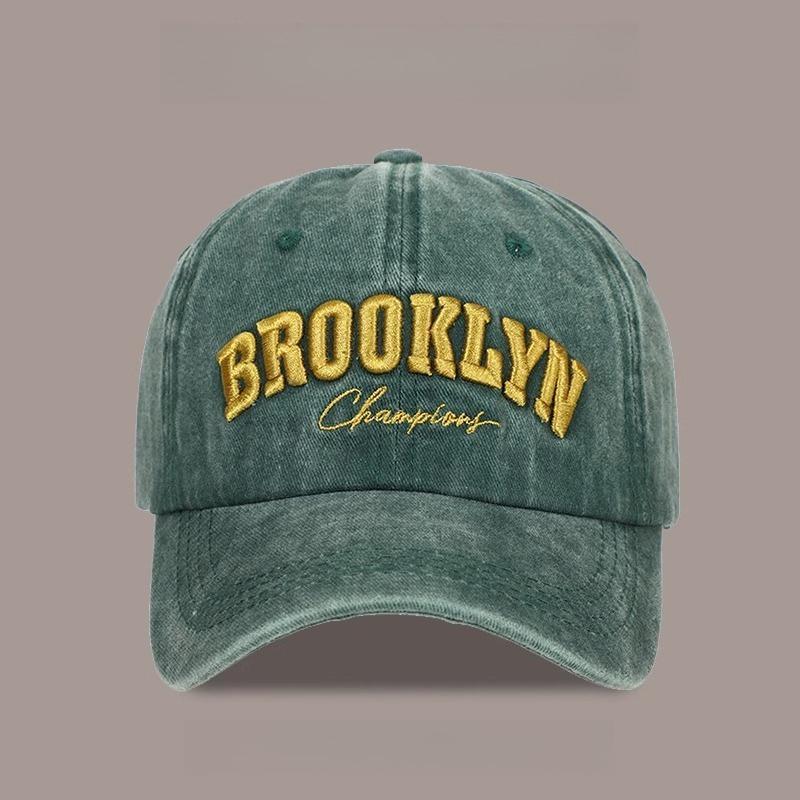 

Embroidery Baseball Caps For Men Head Brooklyn City Style Oversized Adjustable Snapback Urban Streetwear Cotton Unisex Dad Hats Adjustable