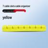 Multi-Hole Self-Adhesive Cable Organizer and Power Cord Holder