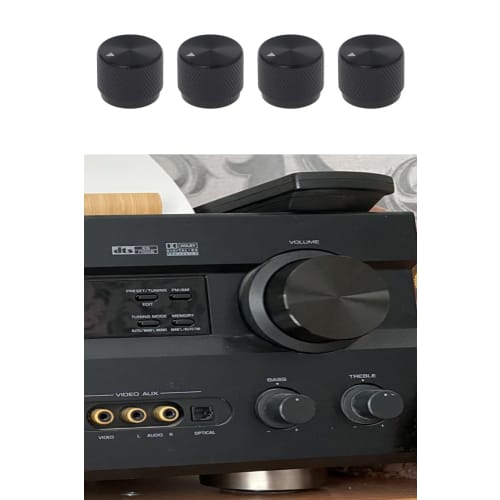 Samcos Volume Control Knob, Potentiometer Knob, Volume Tone Control Knob, Guitar Knob, Volume Control Knob, Audio Knob, Switch Knob, Knob Cap, 20mm x