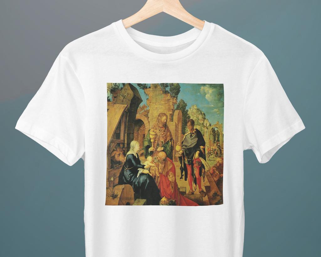 Adoration of the Magi Albrecht Dürer Painting Unisex T-Shirt Art T-Shirt Gift for Her Gift for Him Art Lover Gift
