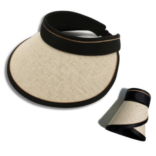 Sun protection cap Foldable sun hat Outdoor riding women's large brim Empty top cycling sun protection fisherman sun hat