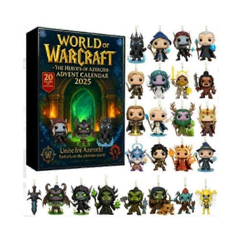 Calendario dell'Avvento di World of Warcraft Scatola Cieca Decorazione Albero di Natale