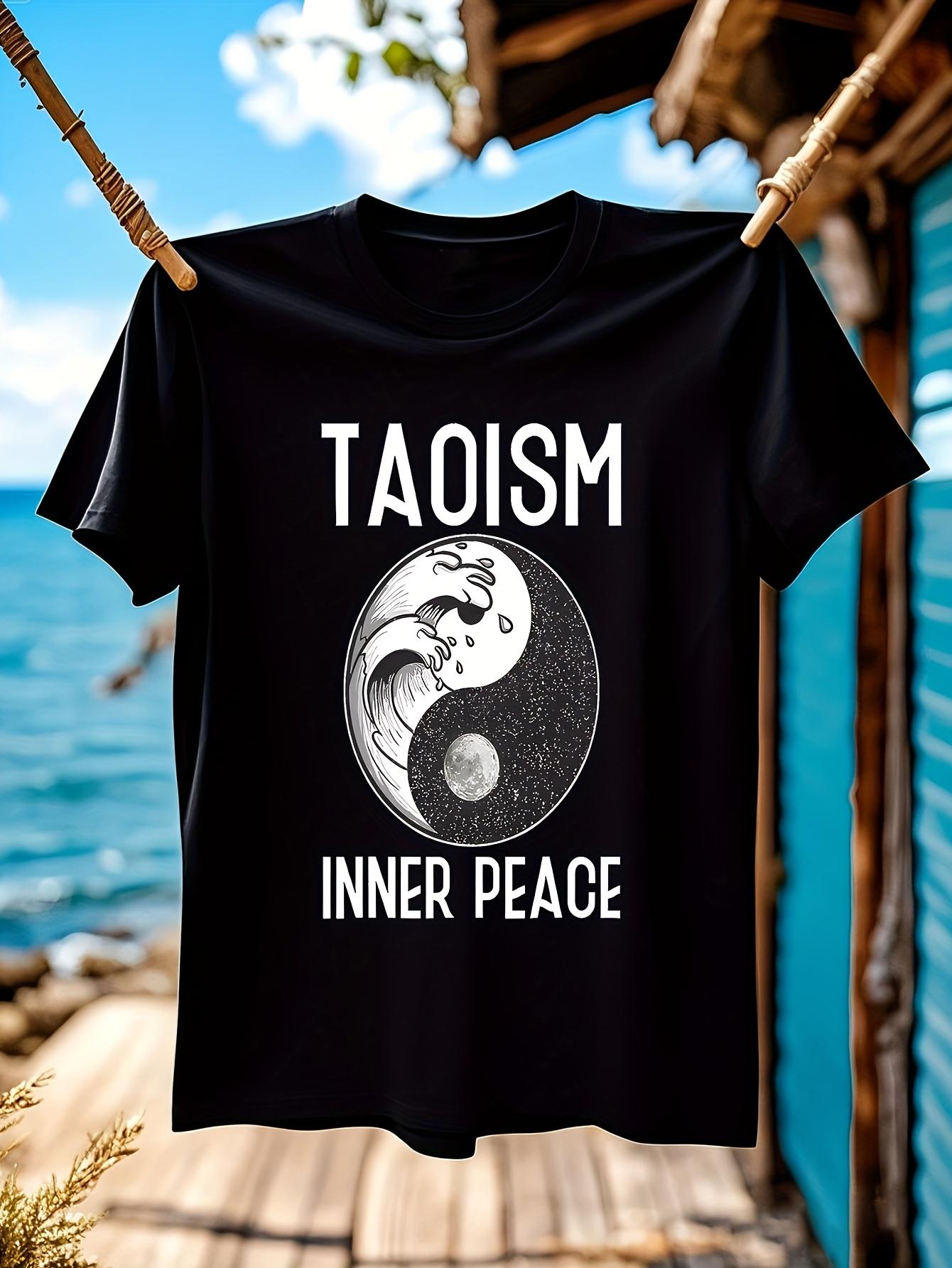 Taoism inner peace Daoism Spirituality enlightment Tshirt... M