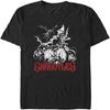 Disney Big & Tall Gargoyles Red and White Group Men's Tops Short Sleeve Tee Shirt