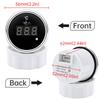 Red Light 52mm Oil Temperature Gauge+Sensor with Alarm Digital 50~150 Celsius Oil Temp Meter for Marine Boat Car 12V24V Custom