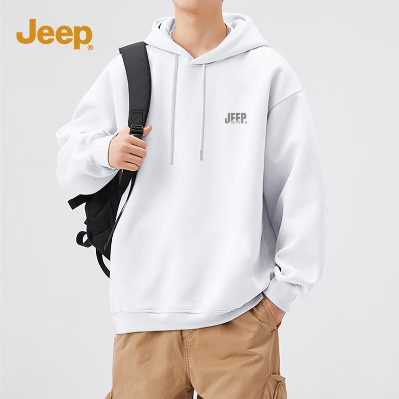 Jeep Men's Heavyweight Hooded Sweatshirt