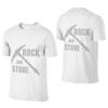 Rock And Stone  Grey Casual Reversible Tshirt Urban Light Mature Durable Cotton Tee