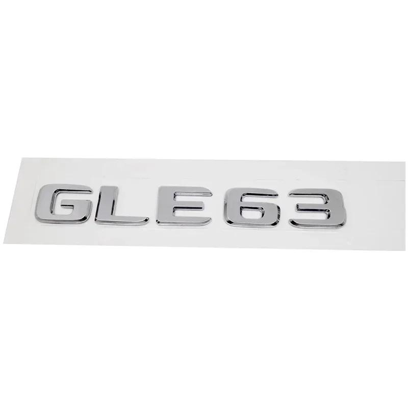 ABS 3D Letter Trunk Emblem Car Rear Tail Decal Badge for Mercedes Benz GLE53 GLE63 GLE300 GLE320 GLE350 GLE500 GLE550