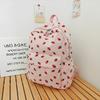 Schoolbag Hot-selling Strawberry Corduroy Backpack Female Junior High School High School Student Casual School Bag Large Capacity Female Backpack