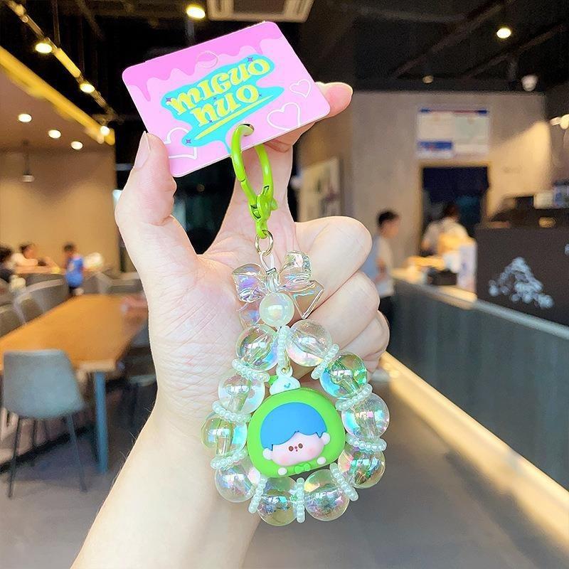 

Креативный брелок-шарм для женщин и мужчин, оригинальный аксессуар из смолы, подарок зелёный