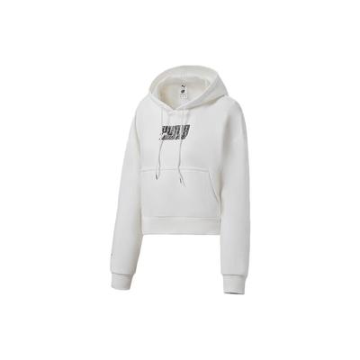 Logo Casual Hoodie Women Hoodie White 532247-02