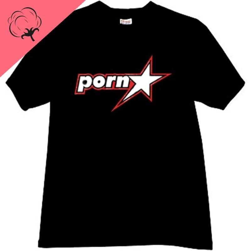 Unisex's Tees PORNSTAR Print Cool T-shirt In Black Unisex Fashion Tshirt Graphic T Shirts Unisex Clothing Harajuku Y2k Tee
